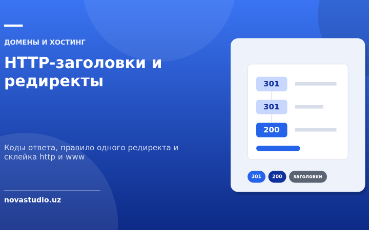 HTTP-заголовки и редиректы — коды ответа, правило одного редиректа и склейка http и www