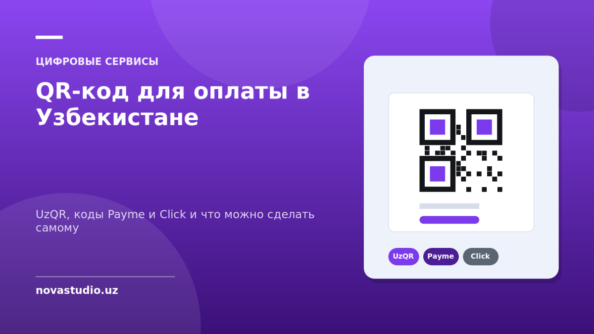 QR-код для оплаты в Узбекистане — UzQR, коды Payme и Click и что можно сделать самому